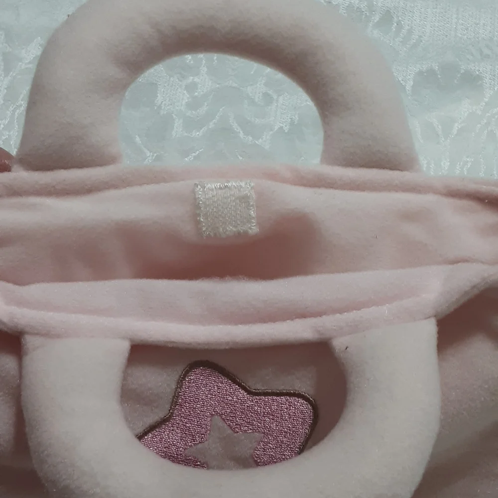 American Girl Blush Pink Plush Tote